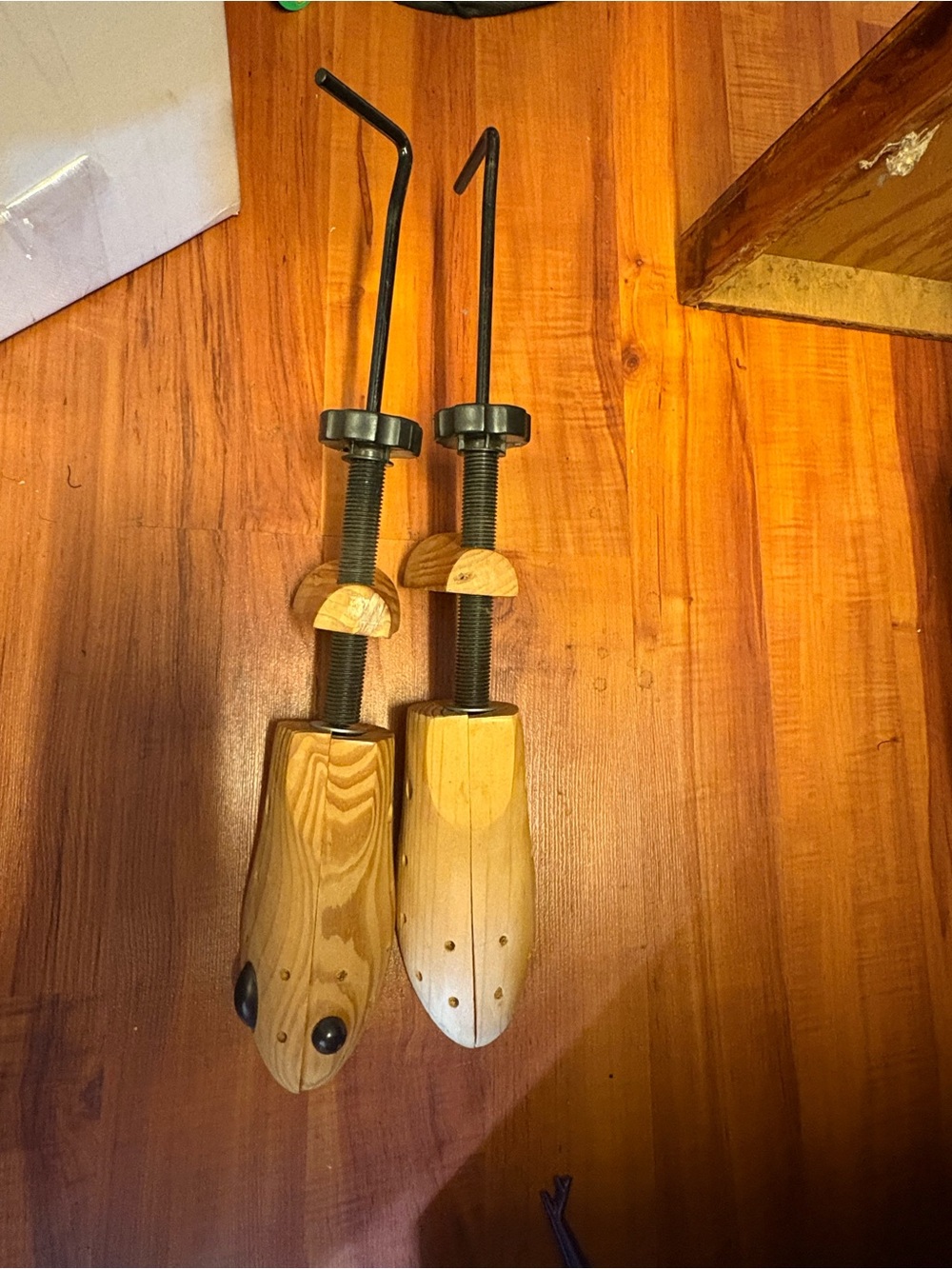 Wooden Shoe Trees for Home Wall Decor - Natural Wood